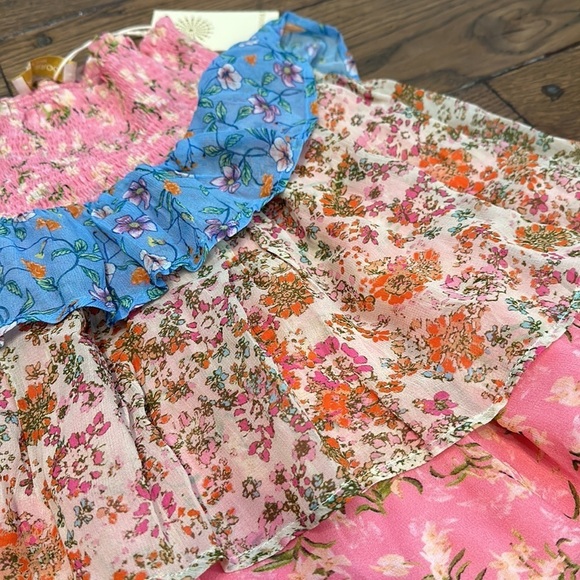 NWT Ramy Brook Paxton Floral Flounced Girlhoodcore Skirt - Picture 3 of 6